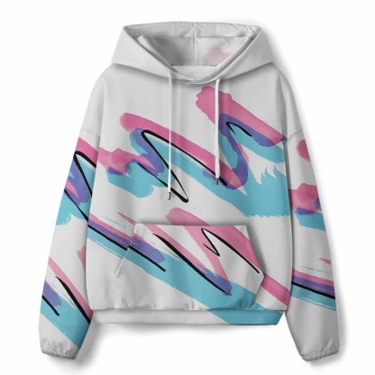 Soulisfree Steamwave Graffiti All-Over Print Hoodie