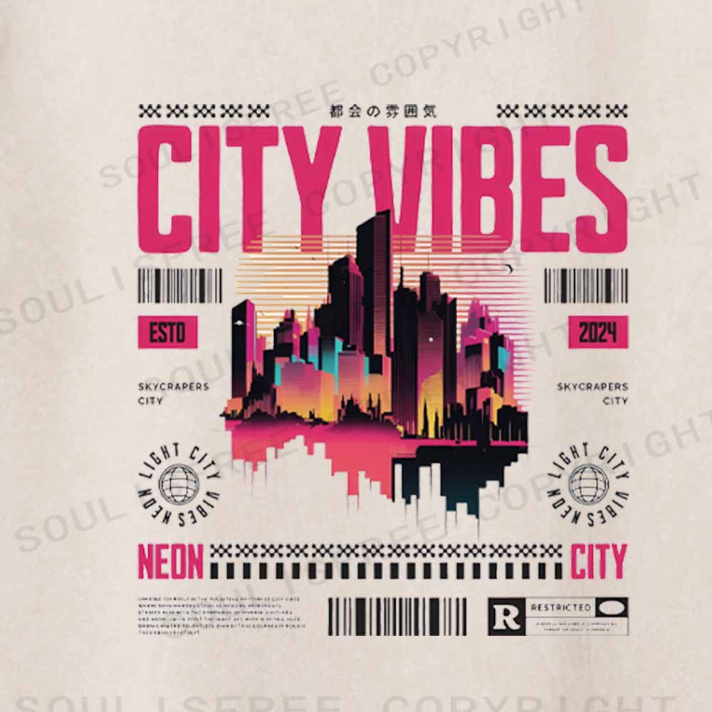 Soulisfree CITY VIBES Washed Tee