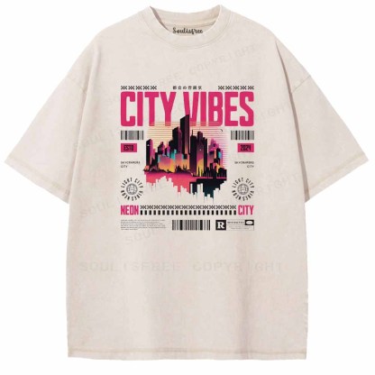 Soulisfree CITY VIBES Washed Tee