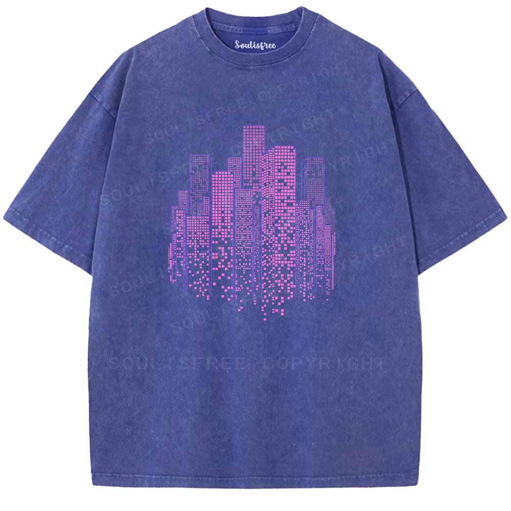 Soulisfree NEON MATRIX Washed Tee