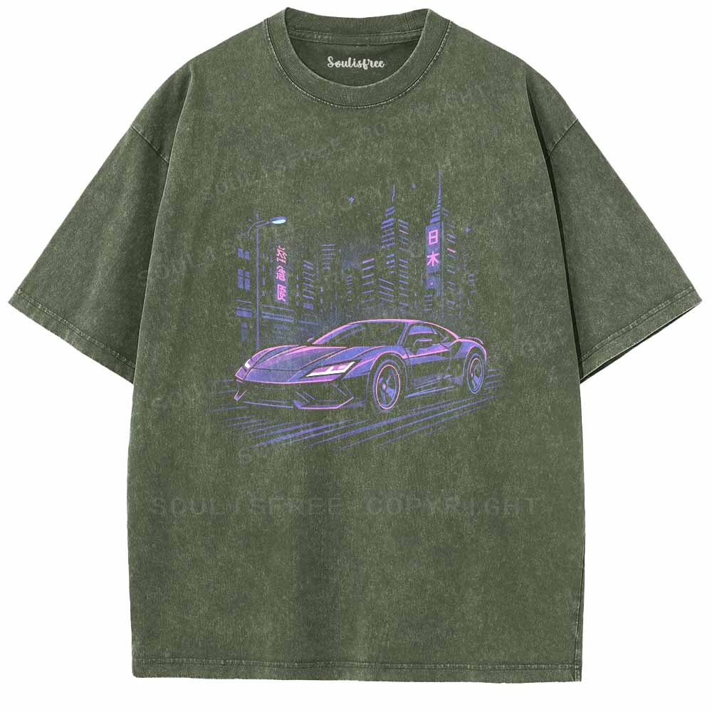 Soulisfree NEON RUSH Washed Tee