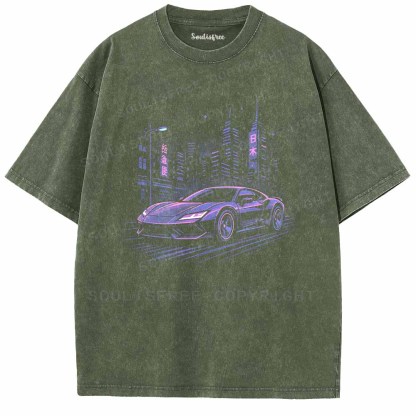 Soulisfree NEON RUSH Washed Tee