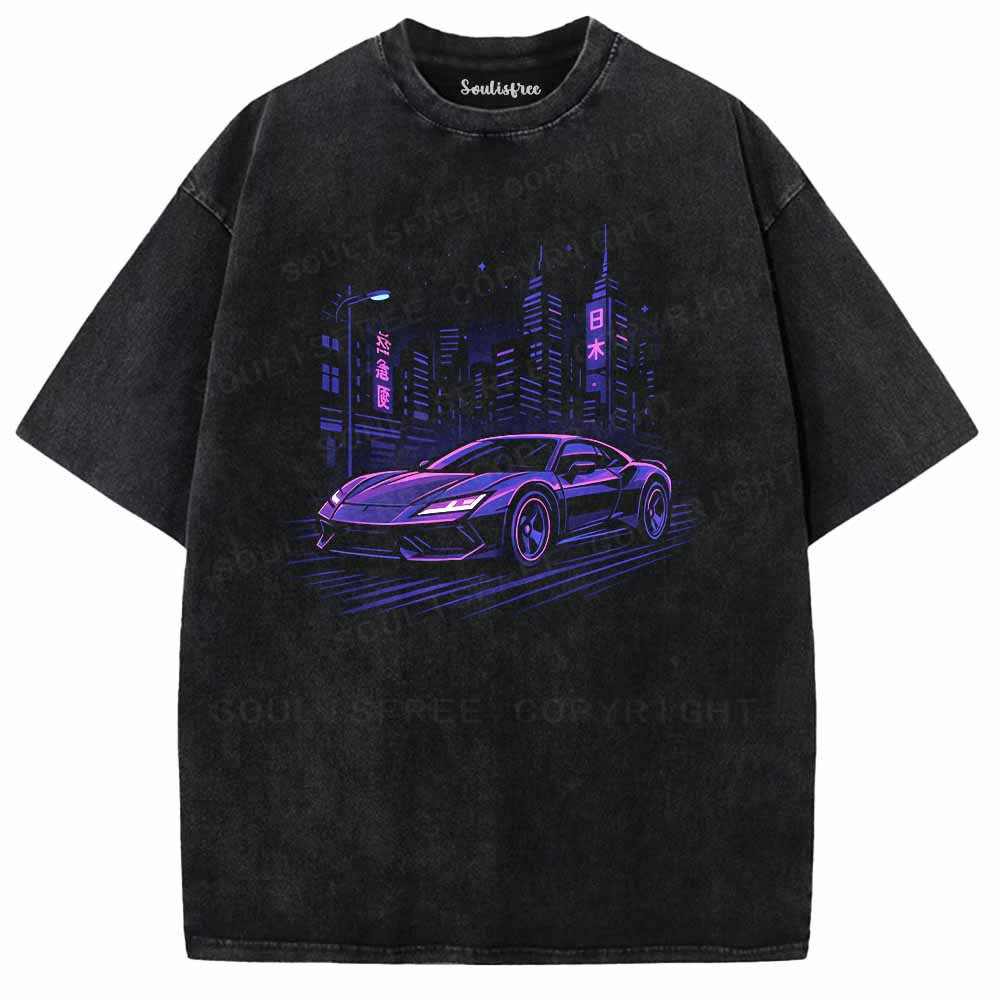 Soulisfree NEON RUSH Washed Tee