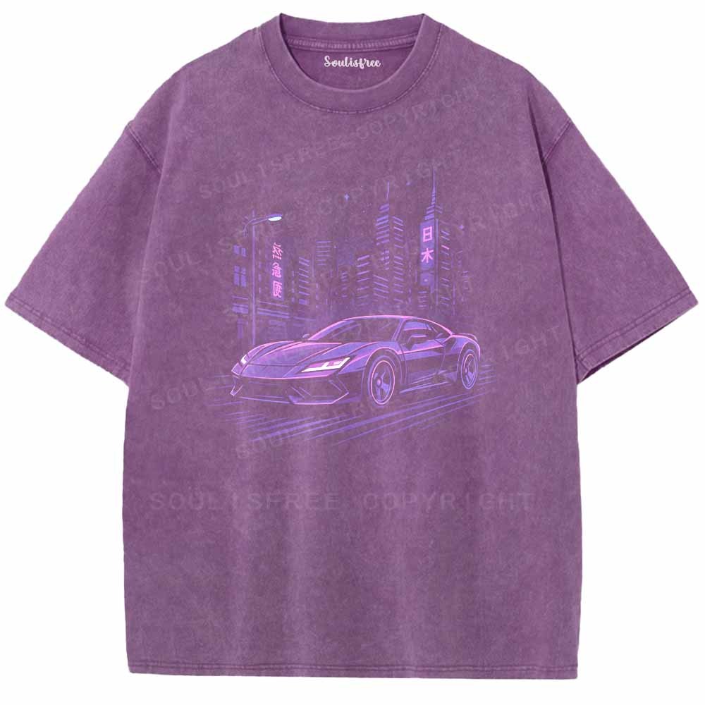 Soulisfree NEON RUSH Washed Tee