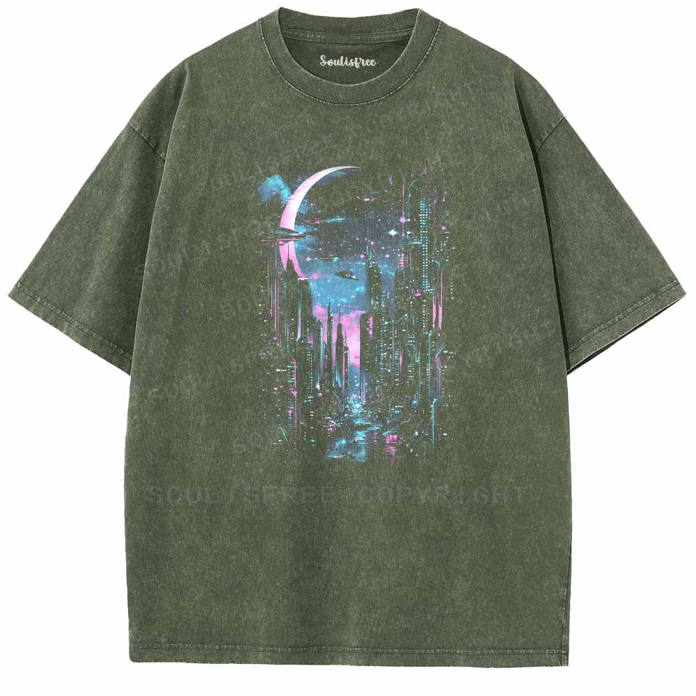 Soulisfree MOONLIT NEON Washed Tee