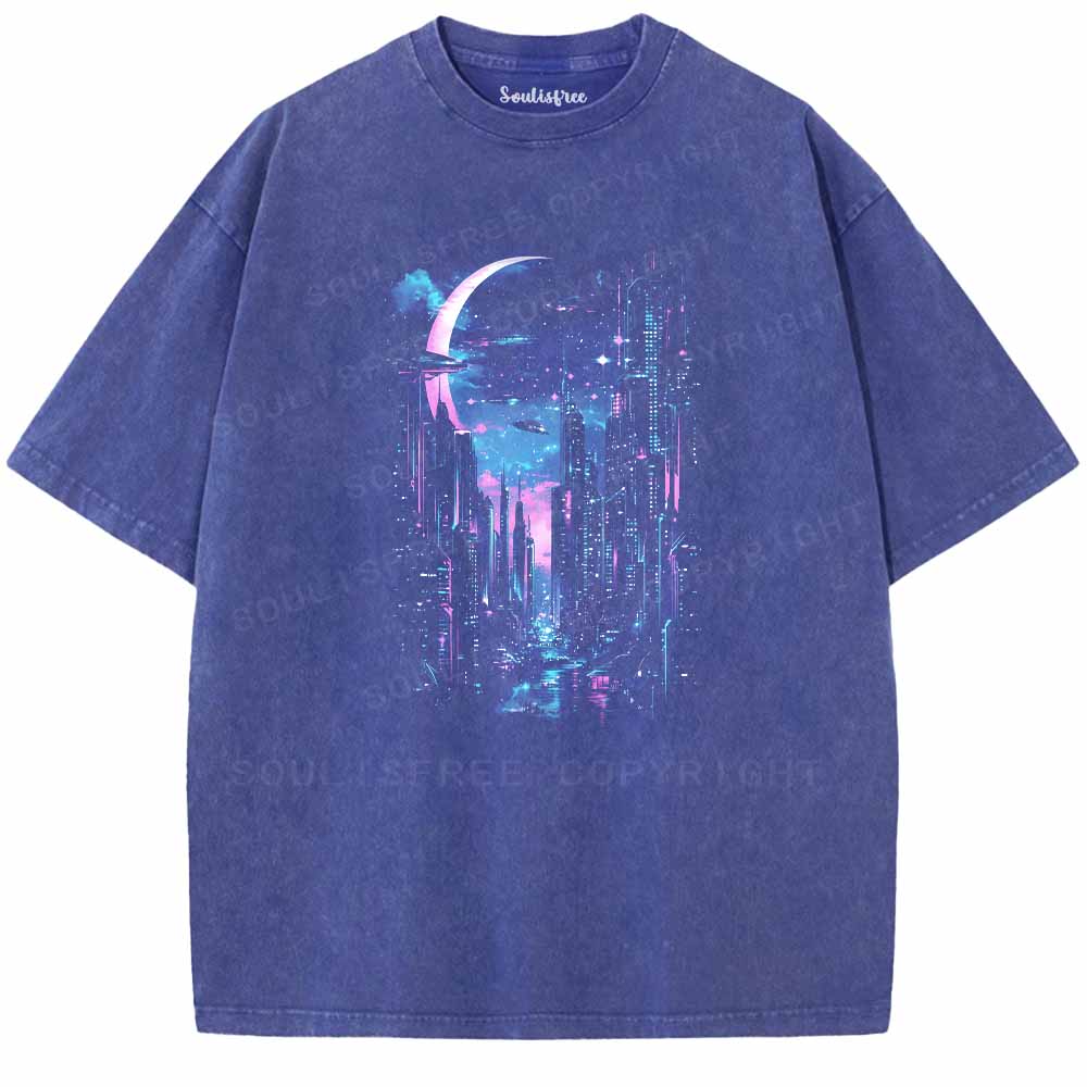 Soulisfree MOONLIT NEON Washed Tee