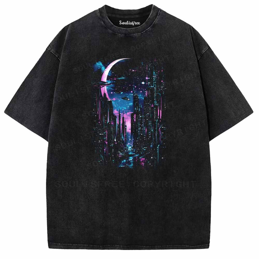 Soulisfree MOONLIT NEON Washed Tee