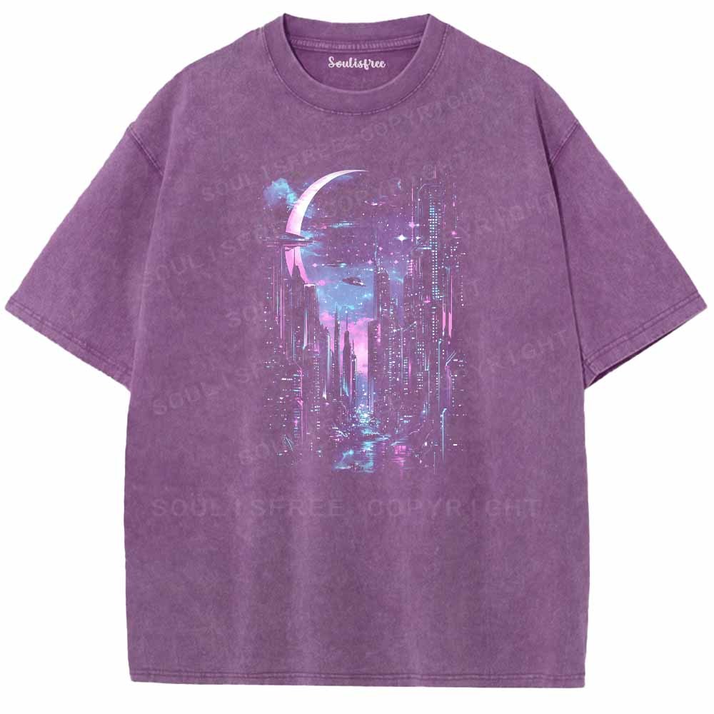 Soulisfree MOONLIT NEON Washed Tee