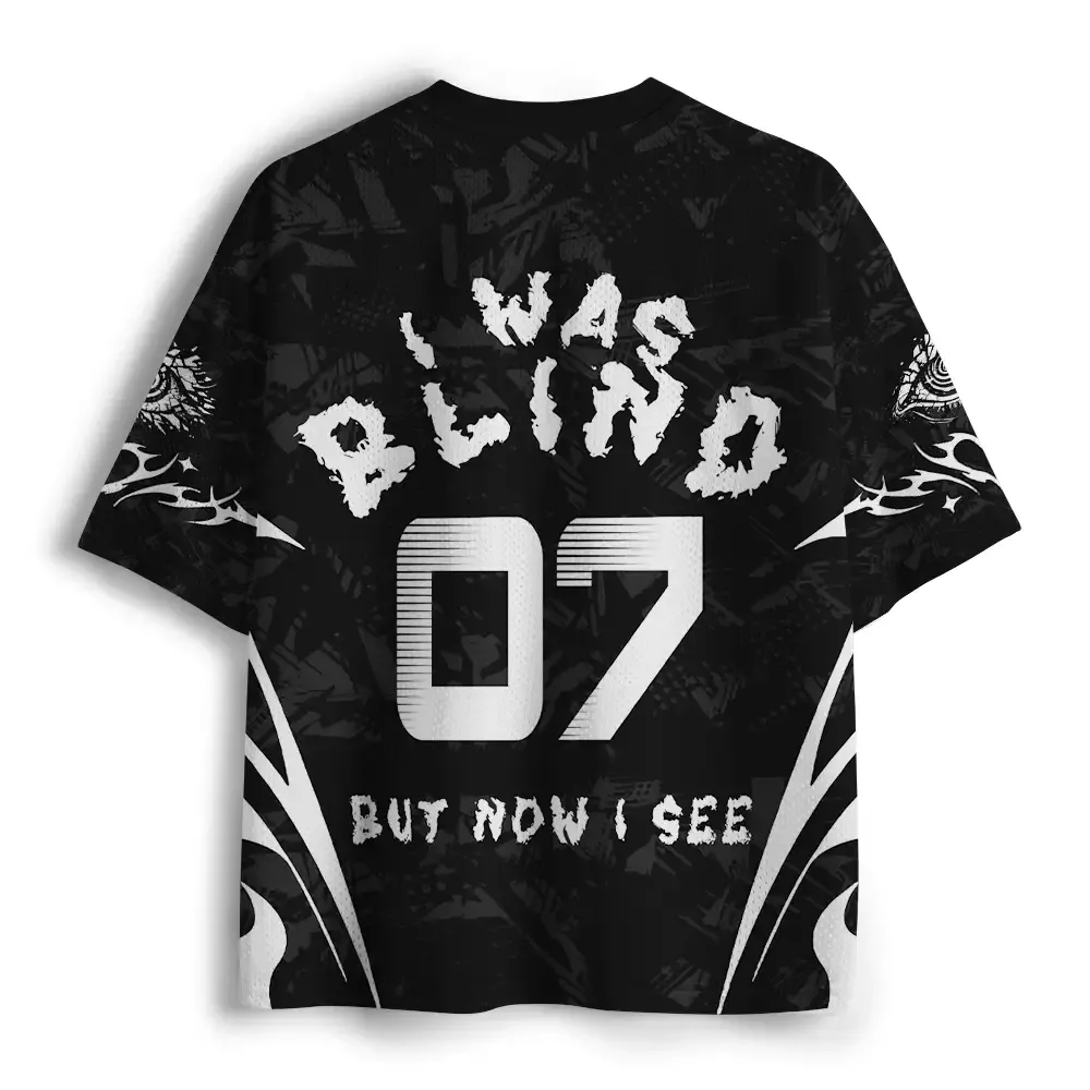 Soulisfree I Was Blind, But Now I See Mesh Jersey