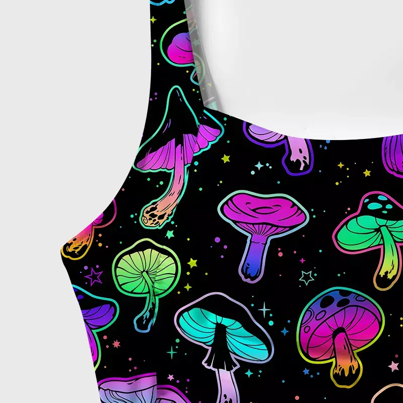 Soulisfree Shroom Party One‑Piece Swimsuit