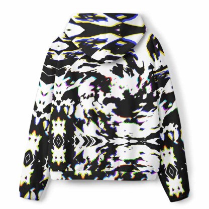 Soulisfree RGB Glitch Camo All-Over Print Hoodie