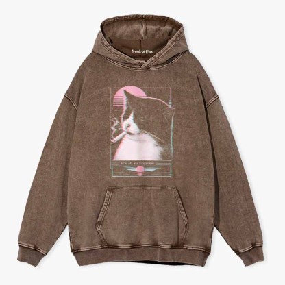 Soulisfree It's All So Tiresome  Washed Hoodie