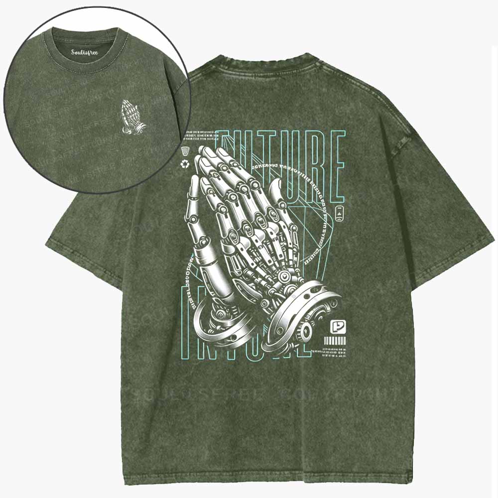 Soulisfree  Mechanical Devotion Washed Tee