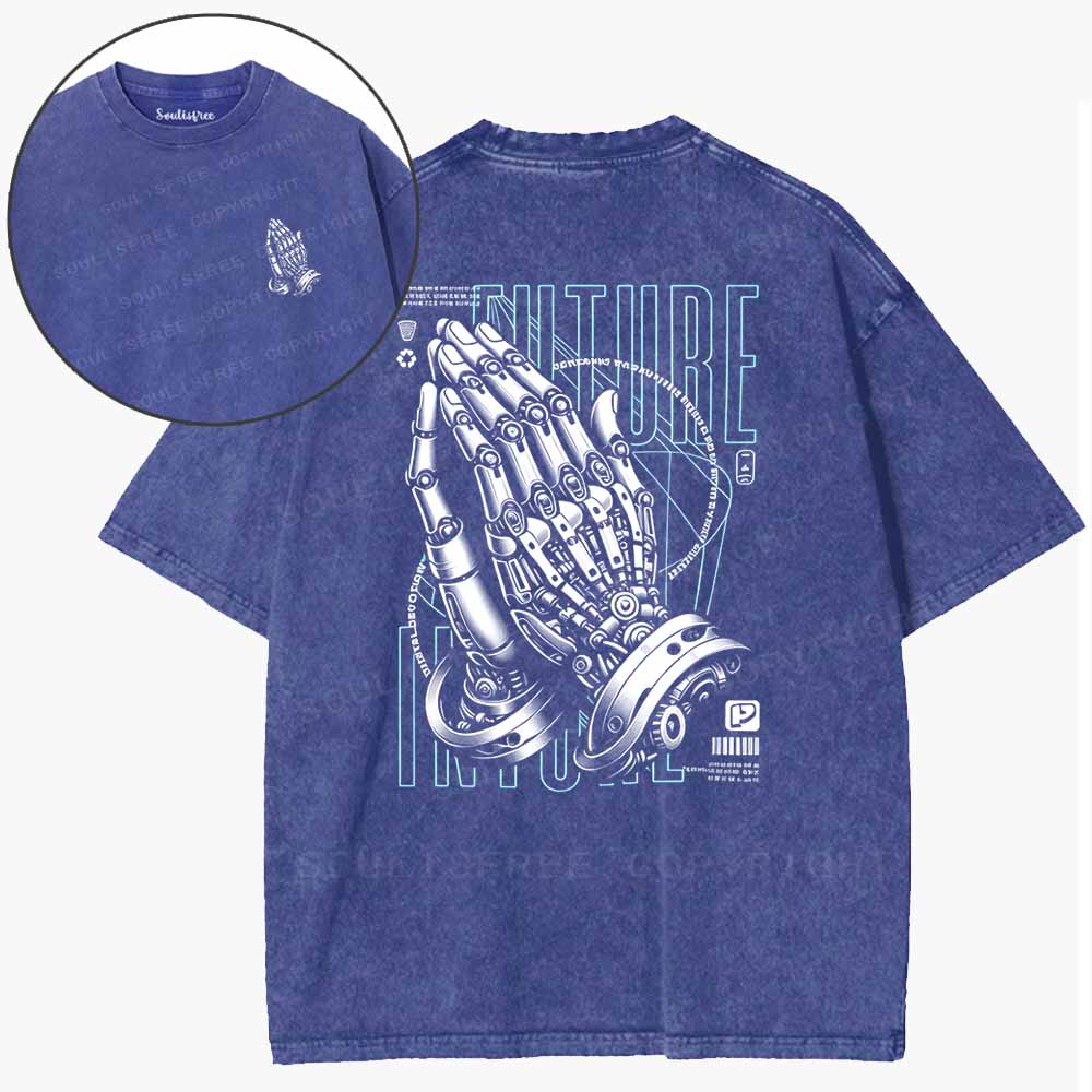 Soulisfree  Mechanical Devotion Washed Tee