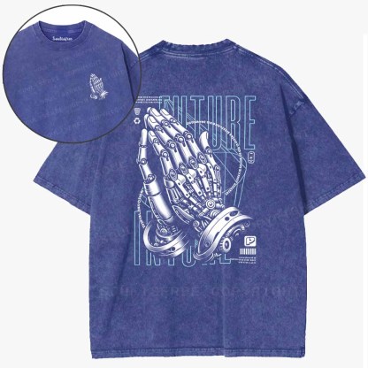Soulisfree  Mechanical Devotion Washed Tee