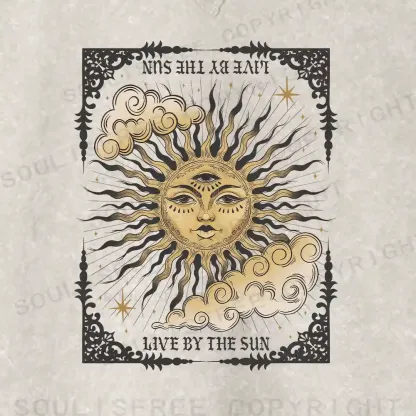 Living By The Sun Fit Washed Sweatshirt