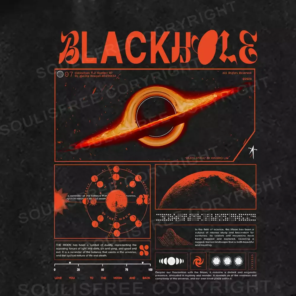 The Mystery Of Black Holes Washed Shorts