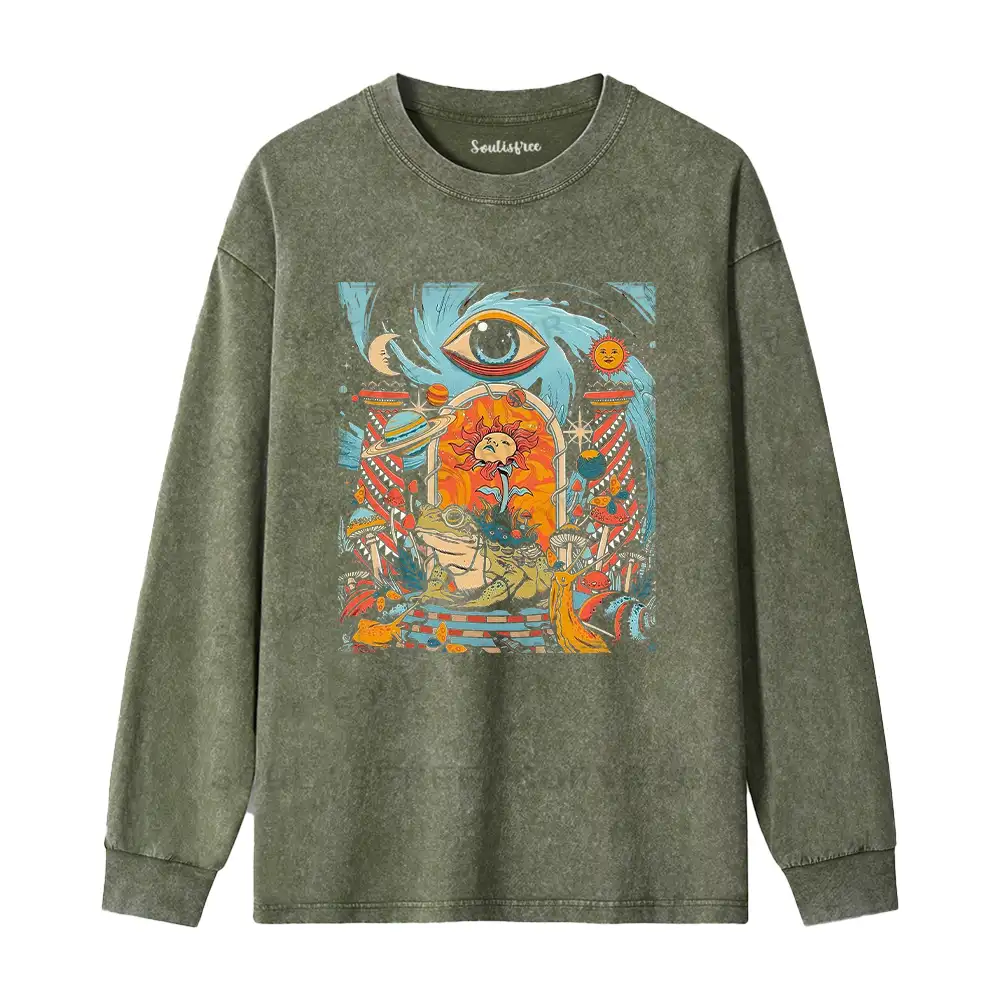 Equilibrium Washed Long Sleeve Shirt