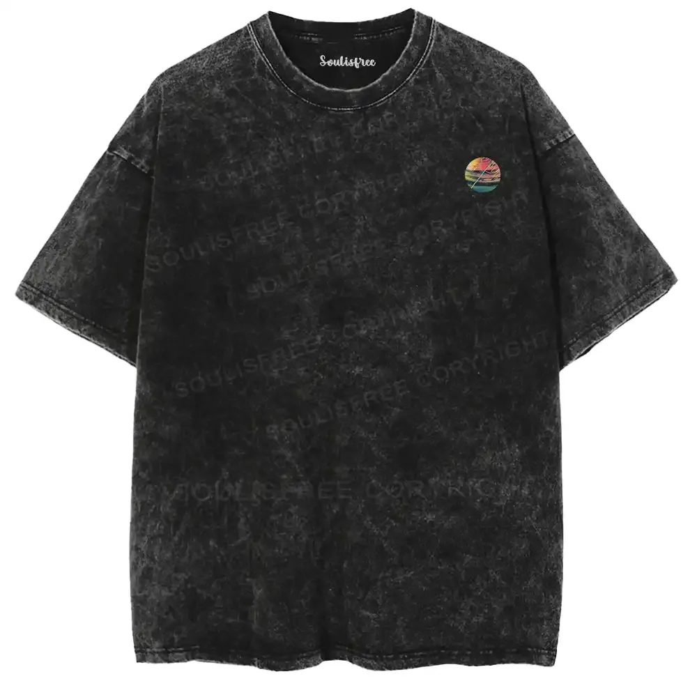 Neon Voyage Washed Space T-shirt