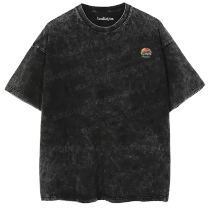 Neon Voyage Washed Space T-shirt