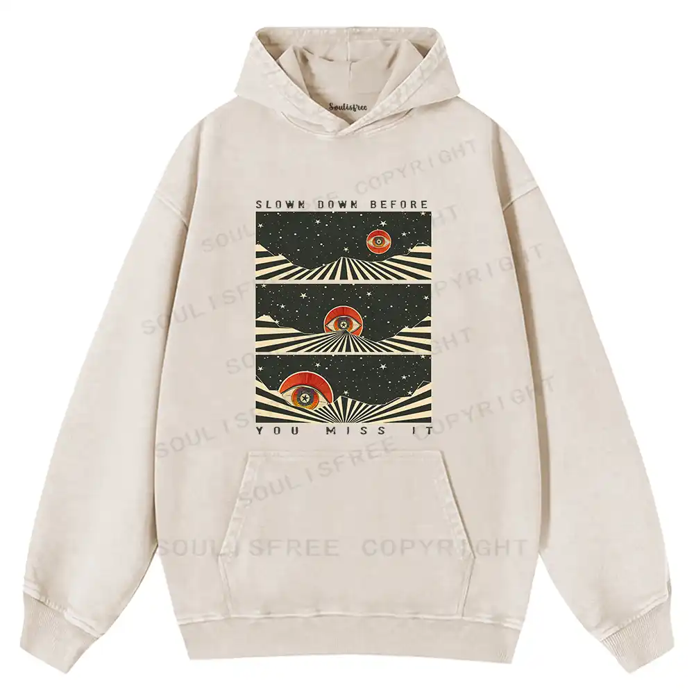 Moments in Stillness Washed Hoodie
