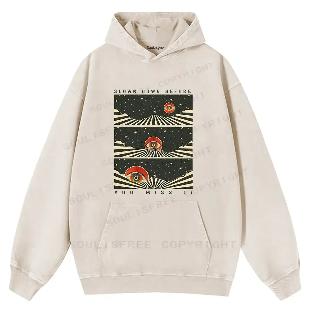 Moments in Stillness Washed Hoodie