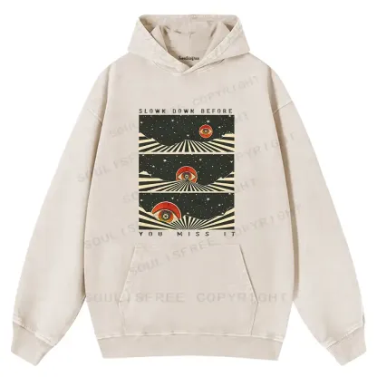 Moments in Stillness Washed Hoodie