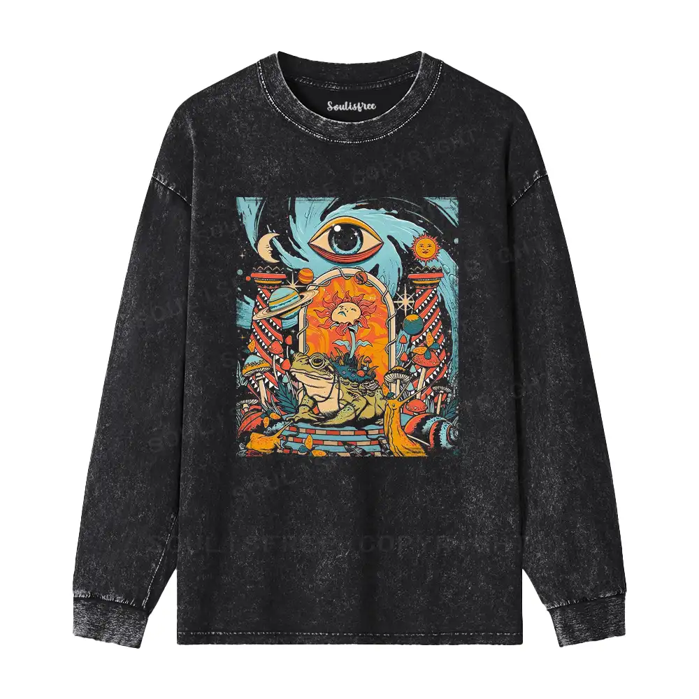 Equilibrium Washed Long Sleeve Shirt