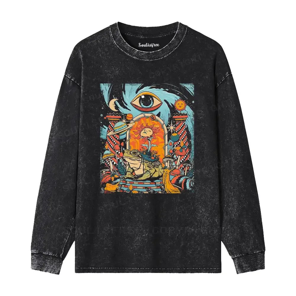 Equilibrium Washed Long Sleeve Shirt