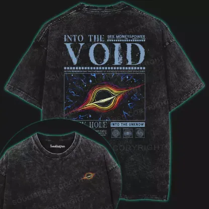 Into The Void Washed Space T-shirt