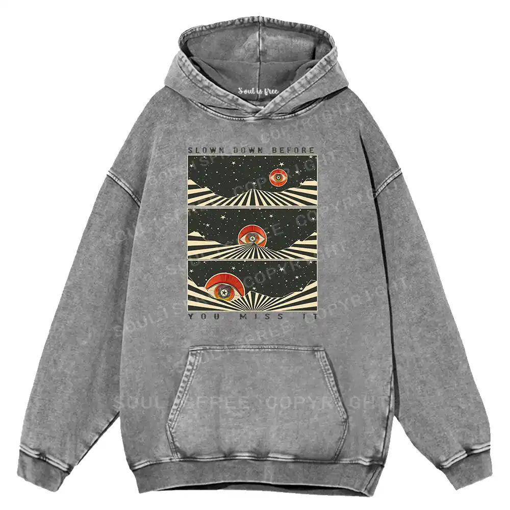 Moments in Stillness Washed Hoodie
