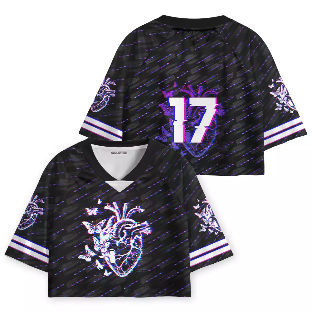 Soulisfree Broken Signal Soul Cropped Jersey