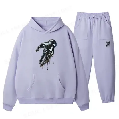 Liquid Metal Hand Fleece Hoodie Set
