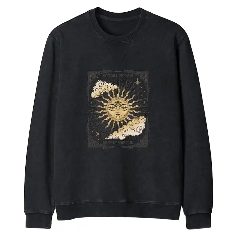 Living By The Sun Fit Washed Sweatshirt