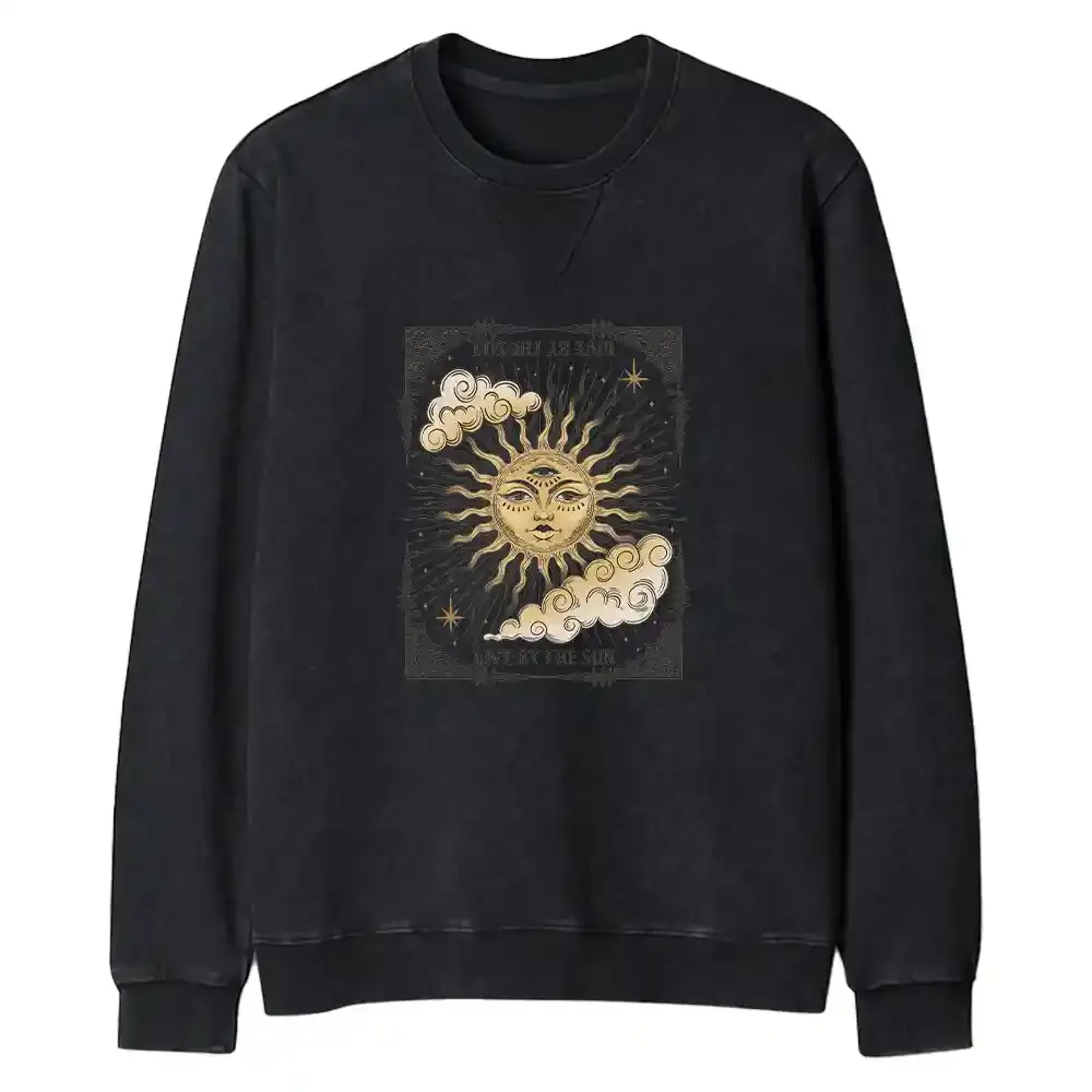 Living By The Sun Fit Washed Sweatshirt