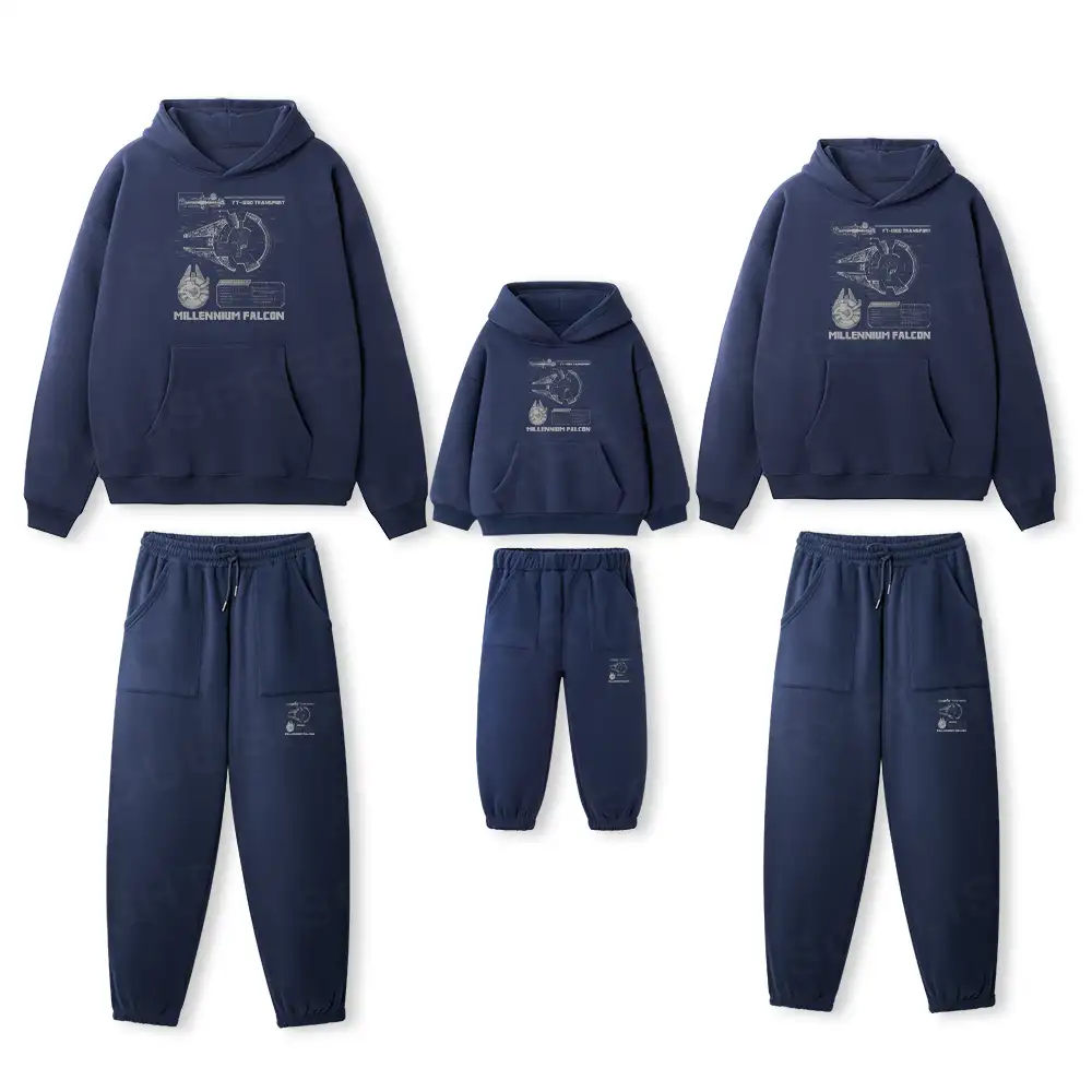 Top Secret Family Matching Fleece Hoodie Set
