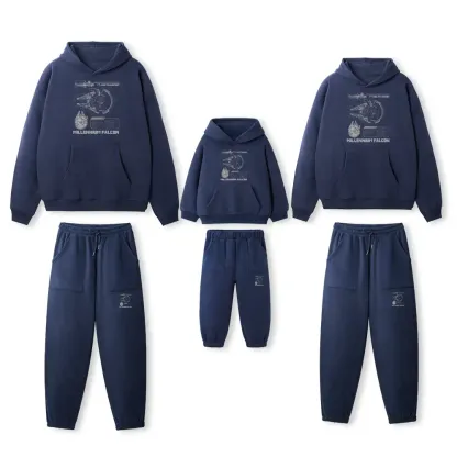 Top Secret Family Matching Fleece Hoodie Set