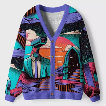 The Watcher in the Twilight Ugly Cardigan Sweaters