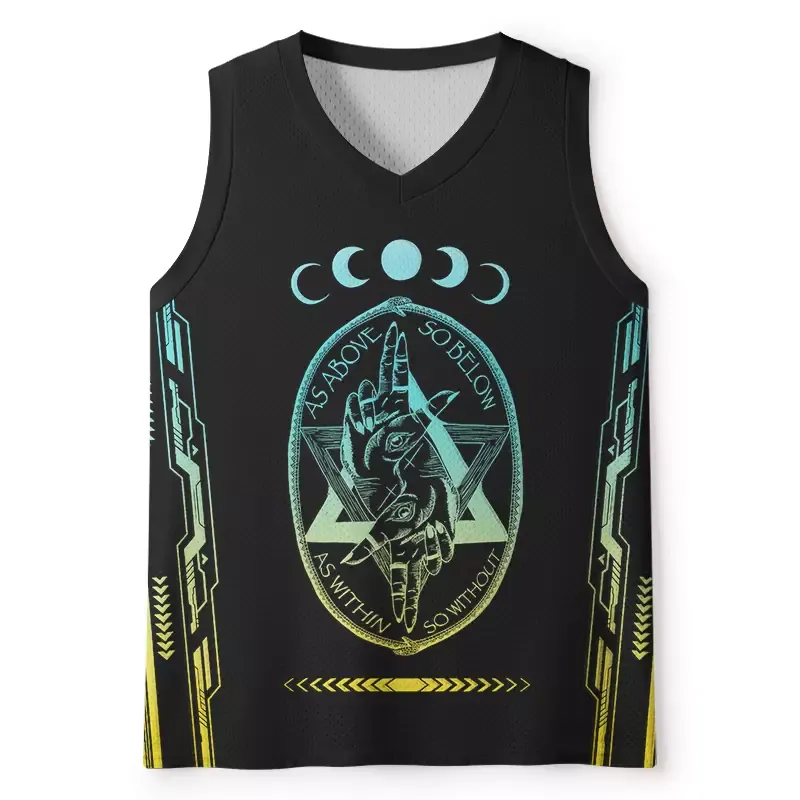 Designed Soulisfree As Above So Below Mesh Tank