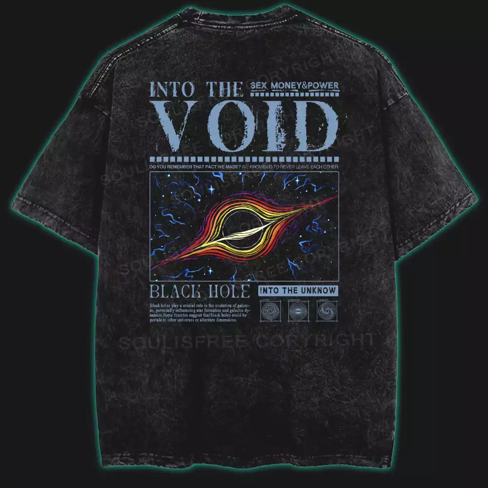 Into The Void Washed Space T-shirt