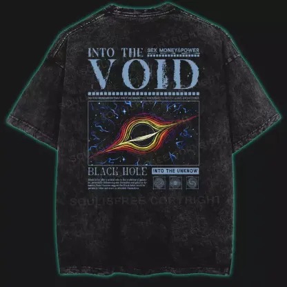 Into The Void Washed Space T-shirt