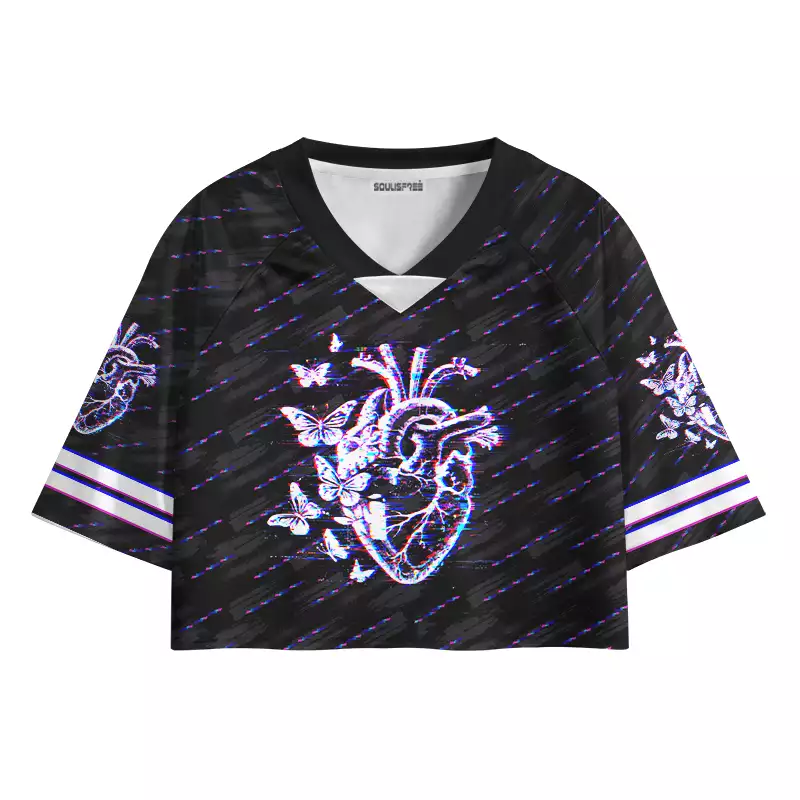 Soulisfree Broken Signal Soul Cropped Jersey