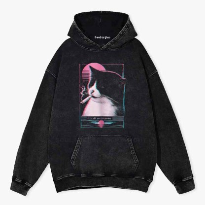 Soulisfree It's All So Tiresome  Washed Hoodie