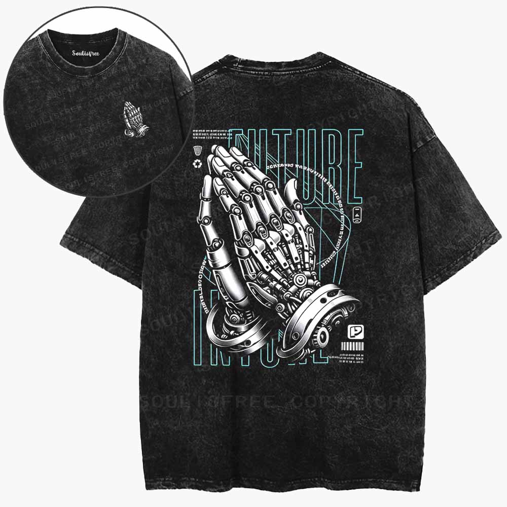 Soulisfree  Mechanical Devotion Washed Tee