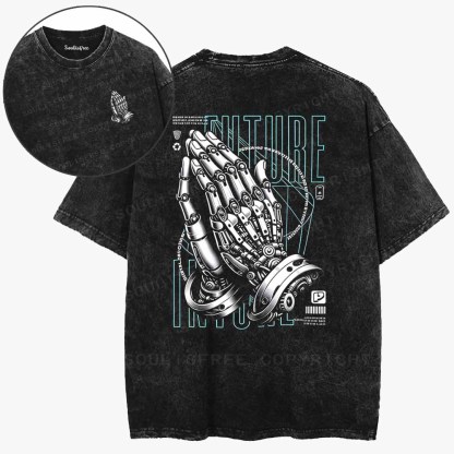 Soulisfree  Mechanical Devotion Washed Tee