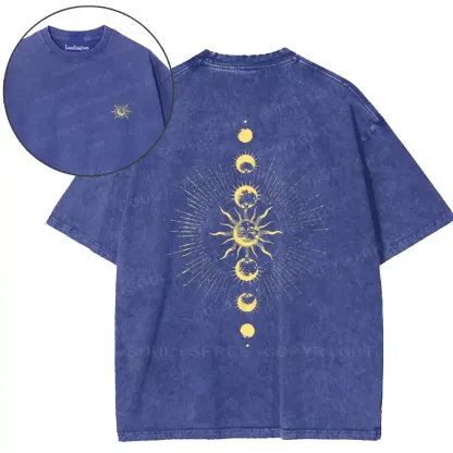 Solar Lunar Cycle Washed T-shirt