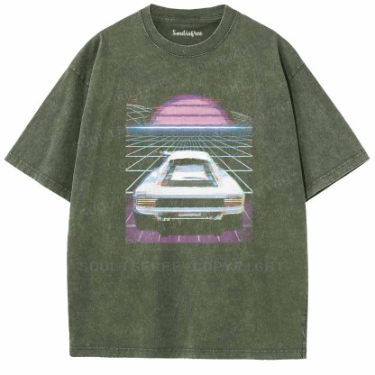 Soulisfree GLITCH RIDE Washed Tee