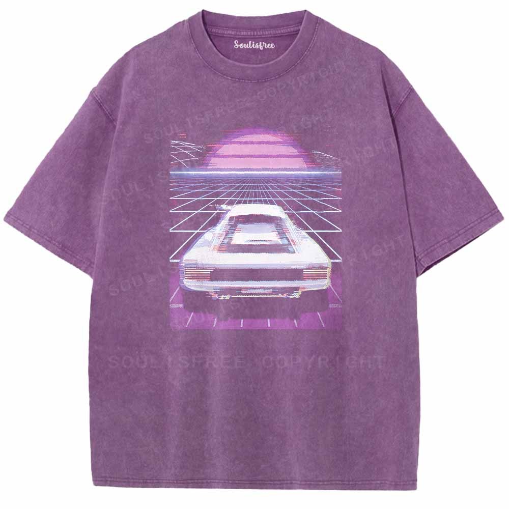 Soulisfree GLITCH RIDE Washed Tee