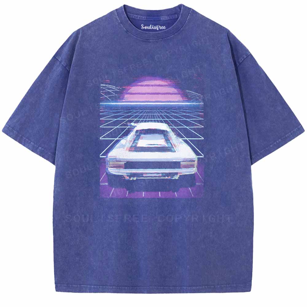 Soulisfree GLITCH RIDE Washed Tee