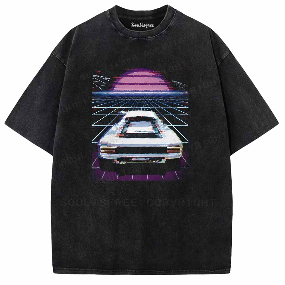 Soulisfree GLITCH RIDE Washed Tee